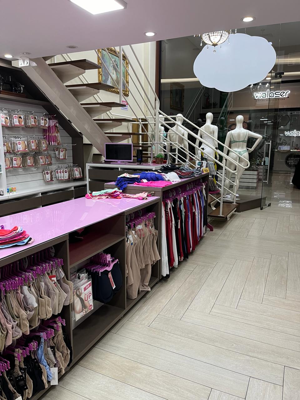 Ambiente interno da Veny Lingerie